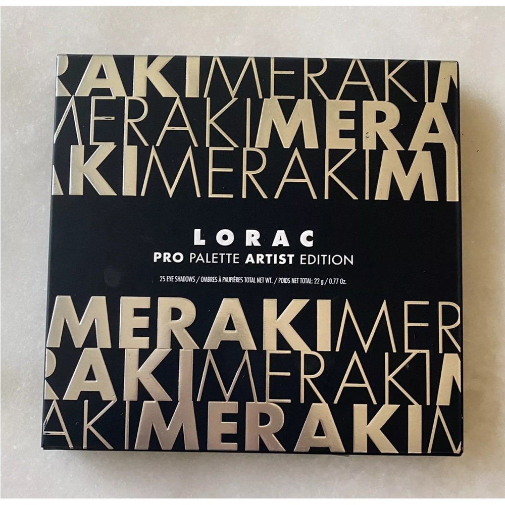 Lorac Pro Palette Artist Edition Meraki 25 Eyeshadow Shades NWB🔥